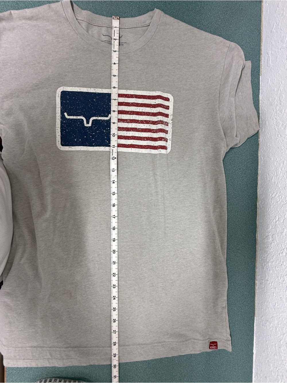 KIMES Patriotic Graphic Flag T-Shirt Men’s Large - Picture 6 of 6